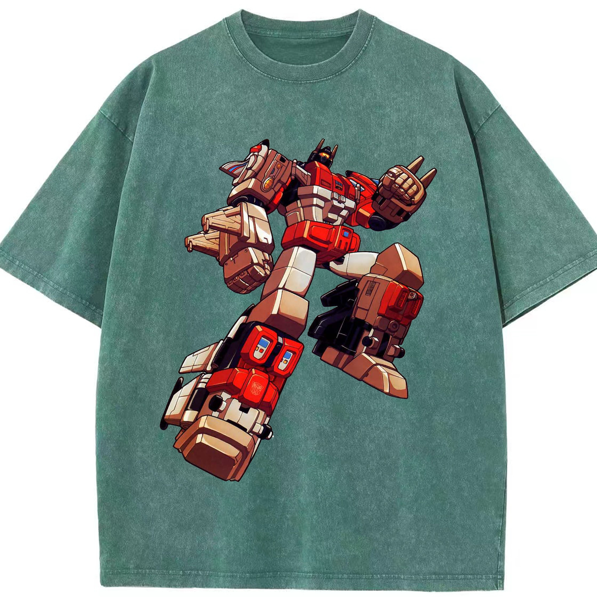 （画像用）  綿100% ヴィンテージ風 半袖Tシャツ（フロントプリント）